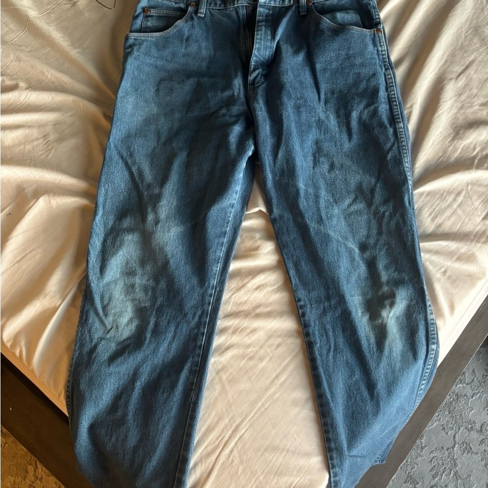 Wrangler Men's Bootcut Jeans in Blue